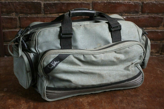 Large Green Vintage Equipment Travel Bag
