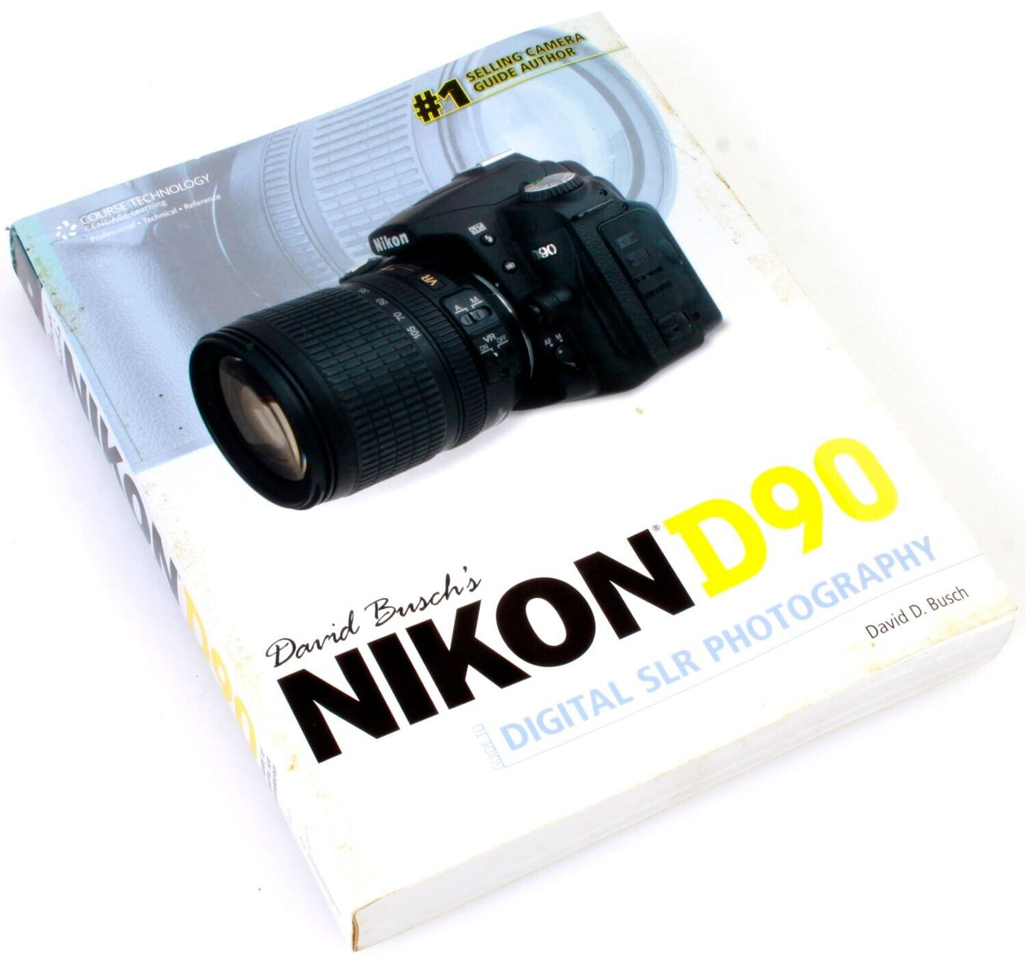 Nikon D90 Digital SLR Camera w/ Battery, Charger, Strap, Manual, Book & Box