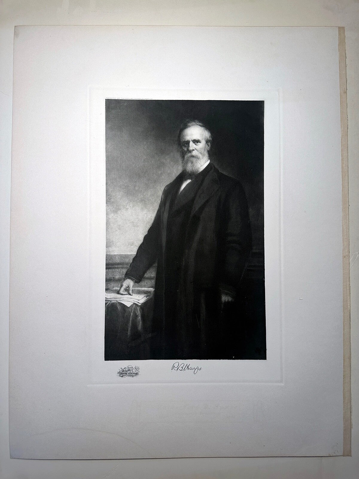 Vintage Rutherford B. Hayes photogravure Official White House Gallery three-part set with dedication by Senator Foraker