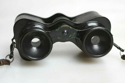 Antique Sportiere Paris Binoculars with Case