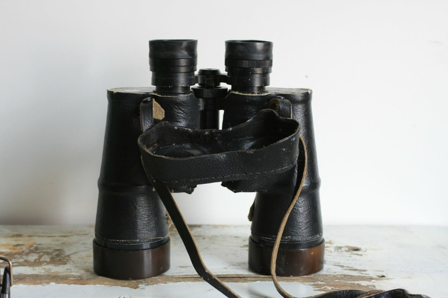Leather Bound Russian Vintage 7X50 Binoculars with Case