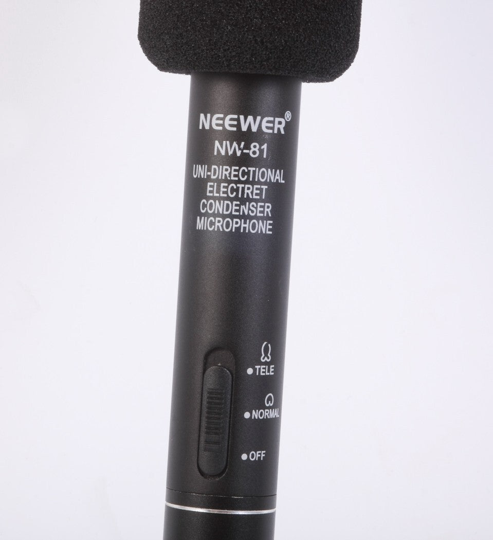NEEWER NW-81 SUPER UNI DIRECTIONAL ELECTRET CONDENSER MICROPHONE FOR VIDEOGRAPHY