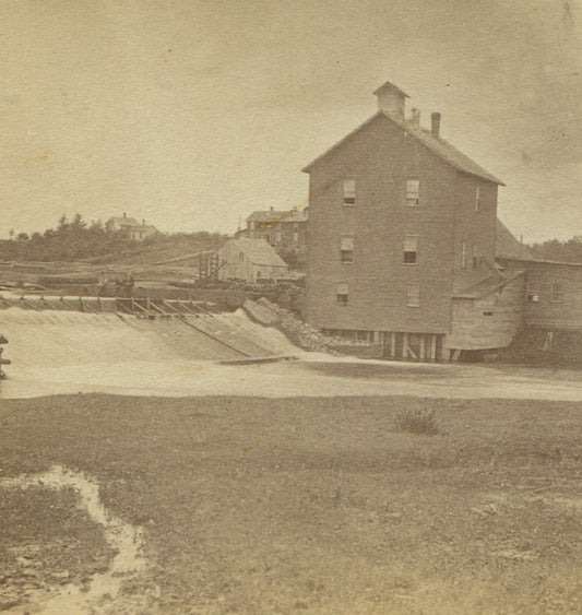 AGRICULTURAL BUILDING. UNIQUE STEREOVIEW. AMATEUR.