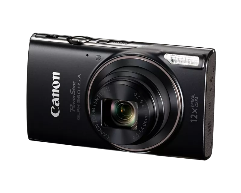 Canon PowerShot ELPH 360 HS A Digital Camera (Black)