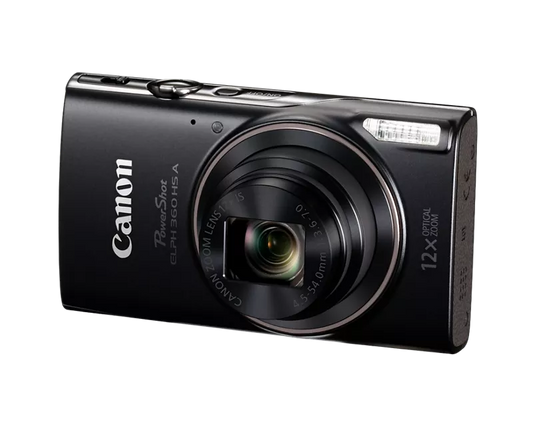 Canon PowerShot ELPH 360 HS A Digital Camera (Black)