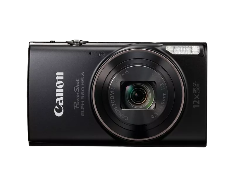 Canon PowerShot ELPH 360 HS A Digital Camera (Black)