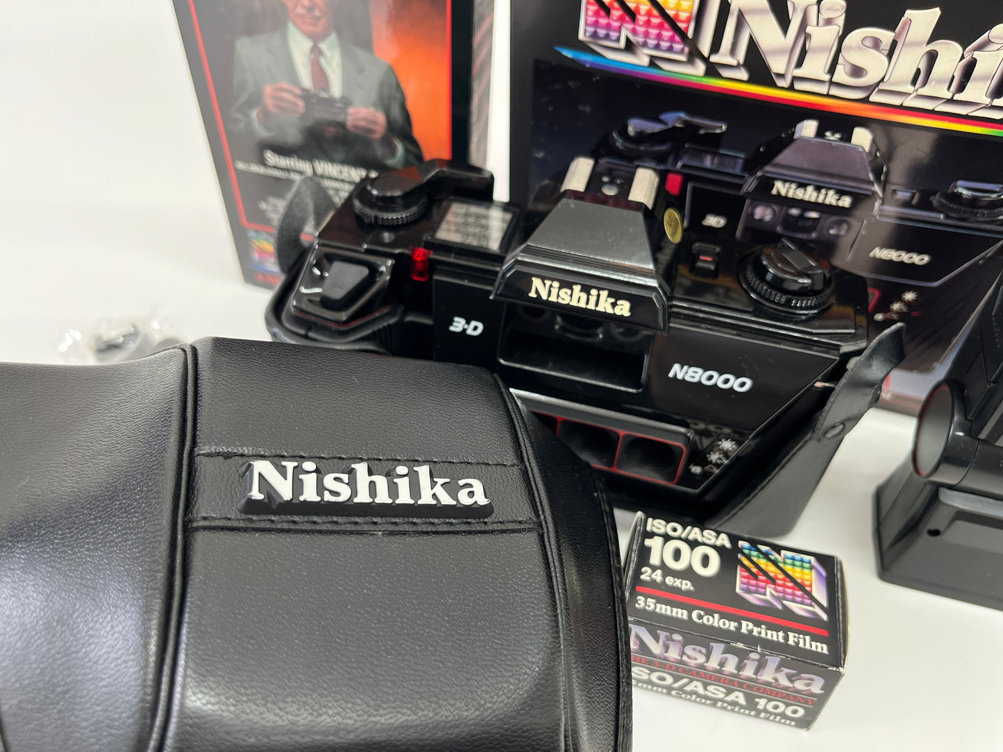 Nishika 3D N8000 Camera Kit Brand New Old Stock NOS Rare