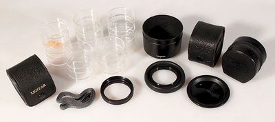 LOT OF MISC. CASES, LEN HOODS, RINGS AND MORE