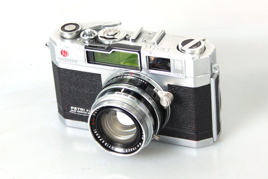 35mm Rangefinder Petri Camera Color Corrected Super F1.9 4.5cm Lens W Case