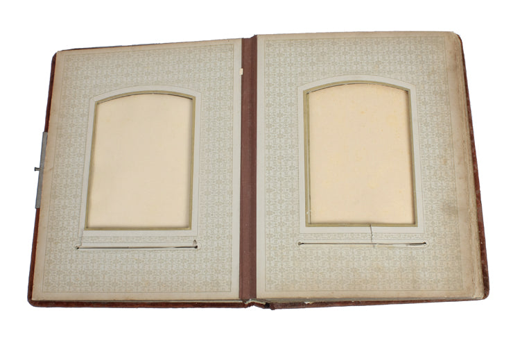 Vintage Photo Album 1860 CDV & Cabinet Cards