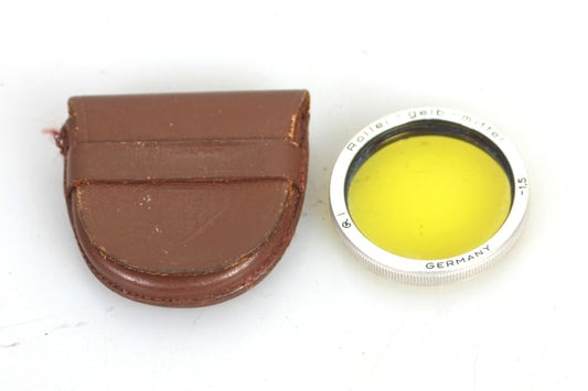 Gelb-Mittel -1,5 Yellow Rollei Bay 0 Lens Filter for 16S Subminiature