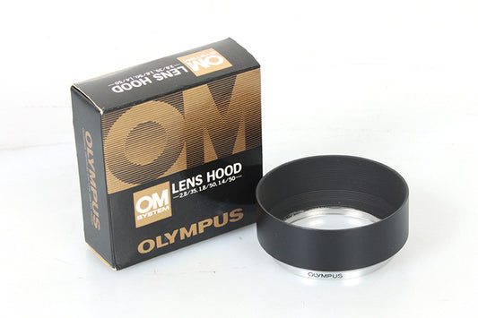 50mm 1.4 / 1.8 35mm 2.8 Olympus Original Metal Lens Hood in Box