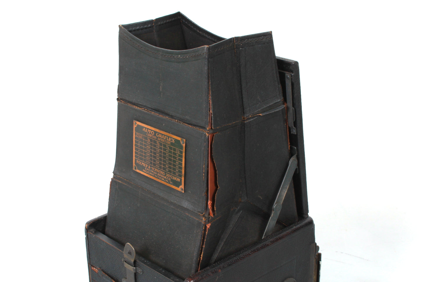 Early Auto Graflex 3x4 SLR Camera W/ Bausch & Lomb Tessar Lens