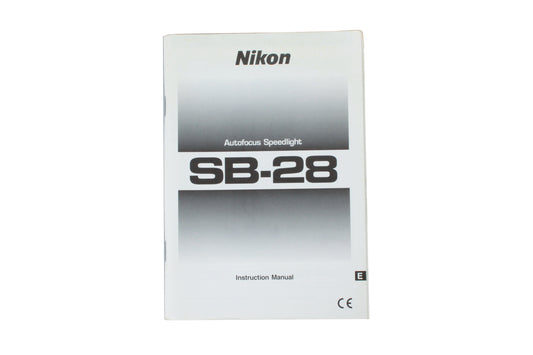 SB-28 Nikon Speedlight Flash Instruction Owners Manual Guide Vintage