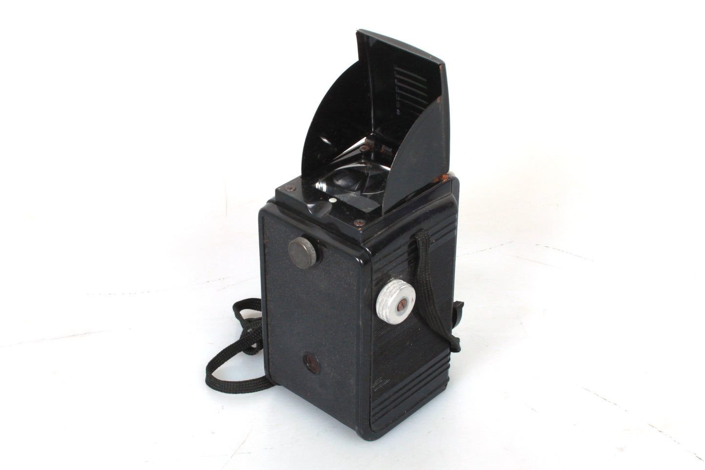 Compco Miraflex Six Twenty Art Deco Medium Format Camera W Flash