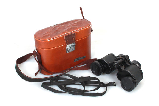 8x30 WF C 8.3 Degree Nikon Japan Binoculars W/ Original Case
