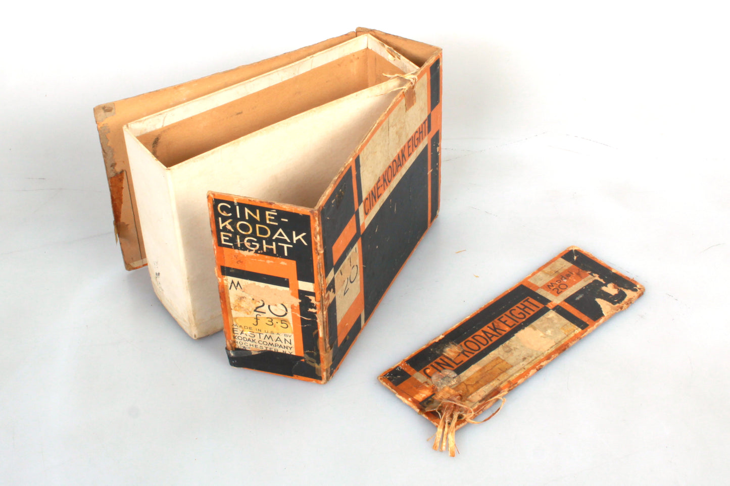 Cine-Kodak Eight Model 20 Art Deco 8mm Cine/Movie Camera I.O.B. W/ Manual Vintage