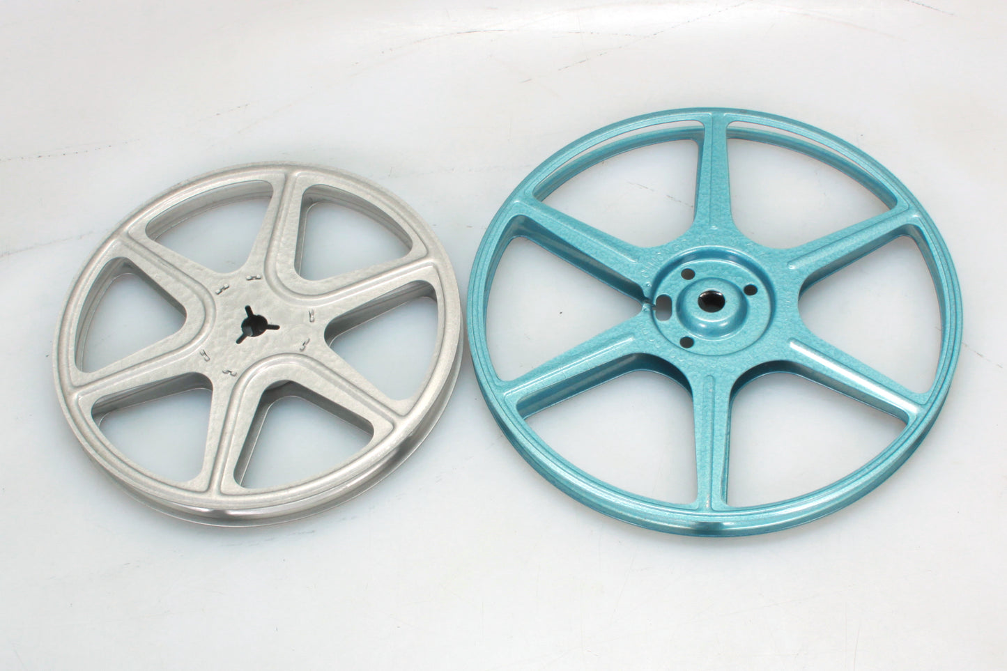 Movie Reels & Cans Various Sizes & Colors - Lot of 10