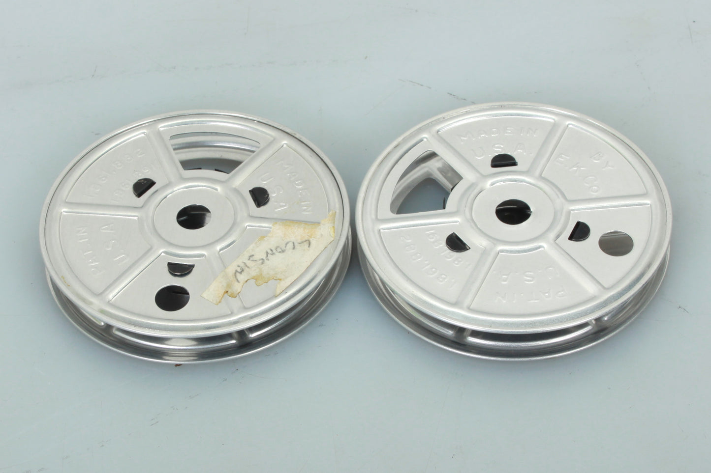 Movie Reels & Cans Various Sizes & Colors - Lot of 10