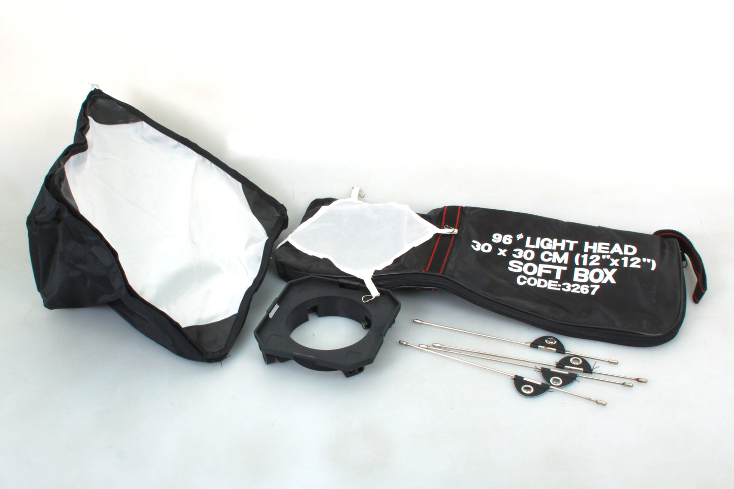 Studio Lighting Softbox Video Light Soft Box With Light Head 30x30cm 12x12inch