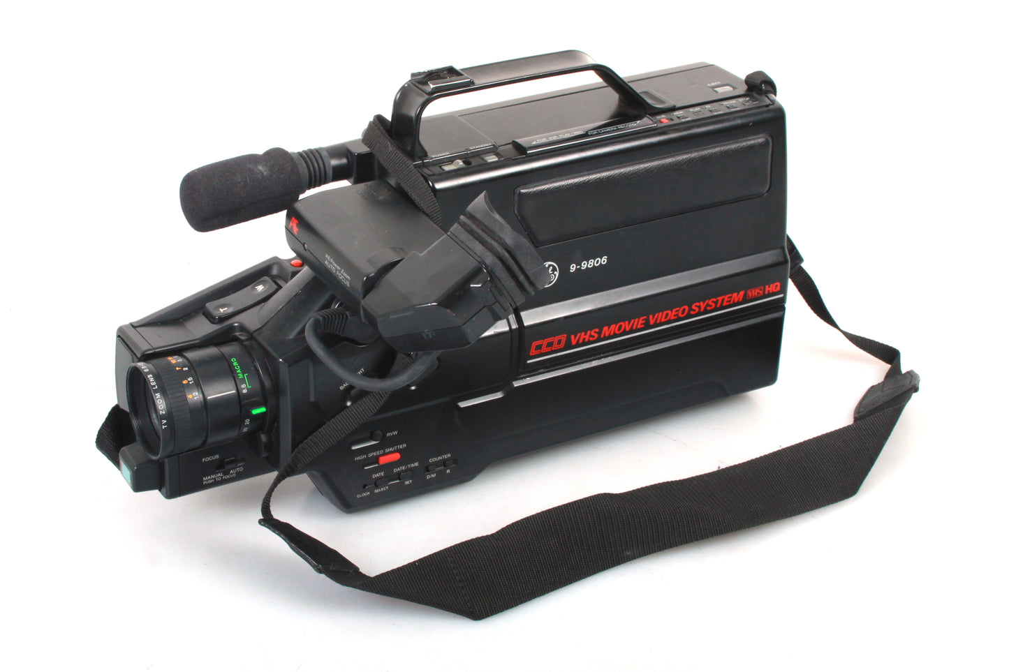 GE 9-9806 VHS Camcorder W Case - Prop/Display