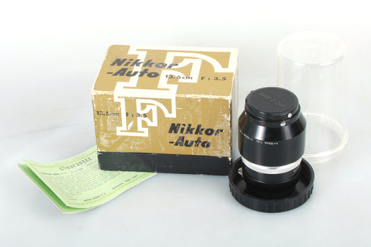 13.5cm (135mm) Nikkor Q Manual Focus Lens W Original Lens Cap/Case/Paperwork