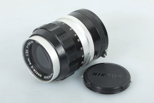 13.5cm (135mm) Nikkor Q Manual Focus Lens W Original Lens Cap/Case/Paperwork