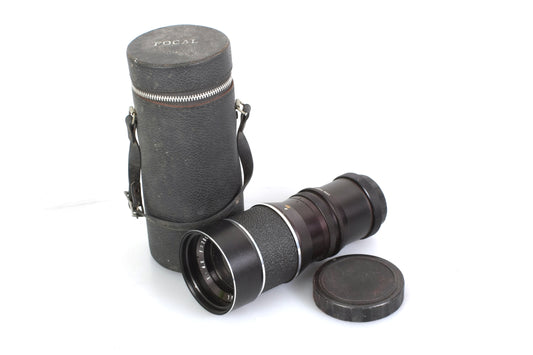 Focal 200mm F/4.5 M42 Screw Mount Lens W/ Caps & Case - Great for Micro 4/3 Cameras
