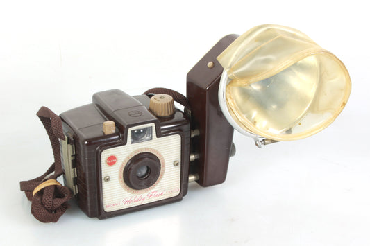 Art Deco Kodak Brownie Holiday W Original Flash