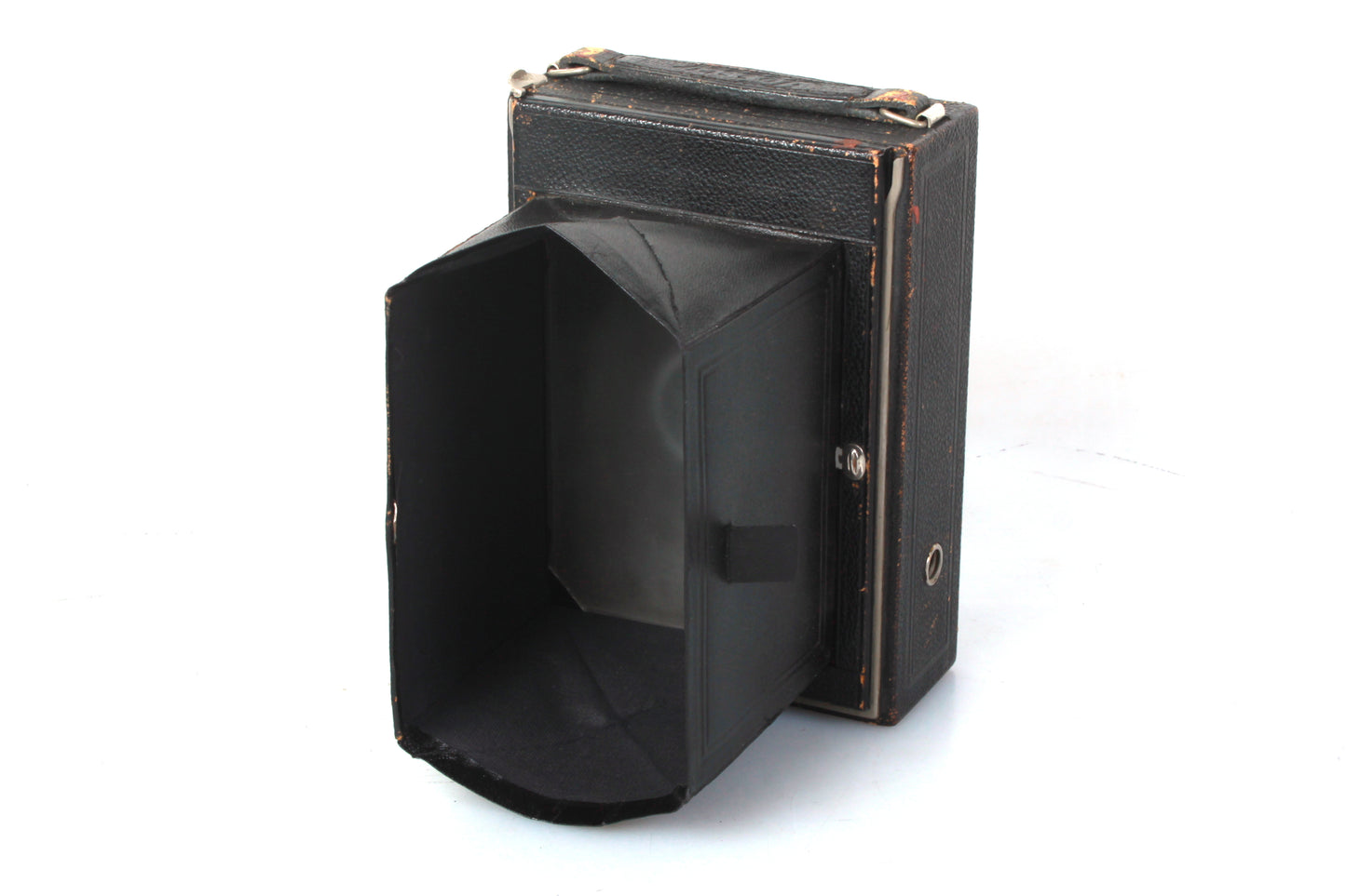 Zeiss Ikon Tessco 1927 9x12cm Folding Plate W/ 135mm 6.3 Tessar Lens + Cable Release