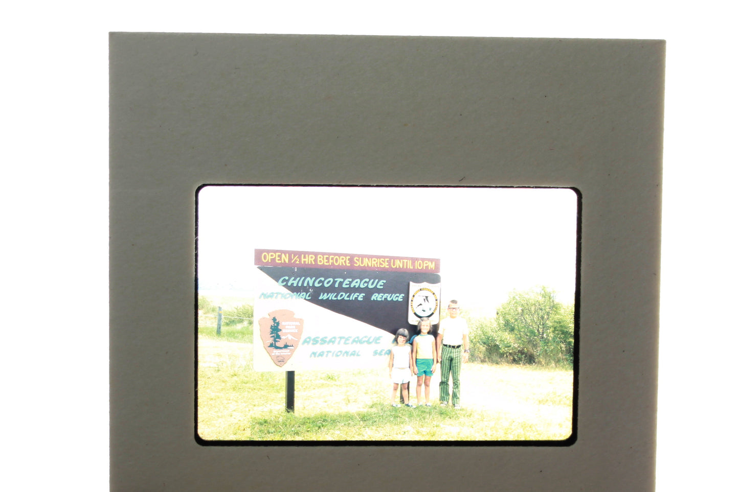 Slides Lot of 21 in Box Chincoteague National Wildlife Refuge