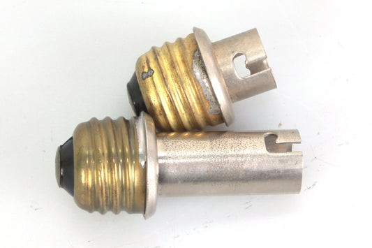 Flash Bulb Adapter, Tall & Medium Height, Screw to 25 / 5 Bulb, Set of 2