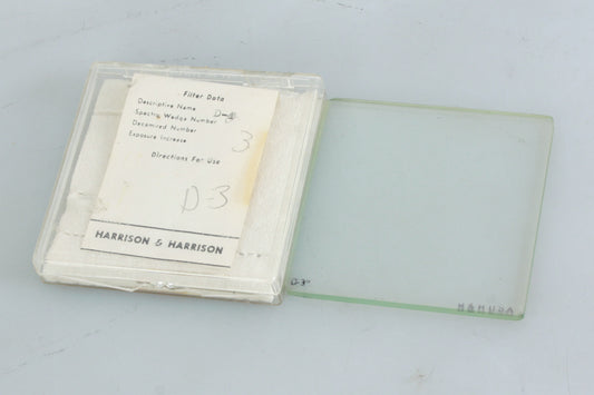 Harrison & Harrison 3x3 Inch D-3 Filter W/ Case
