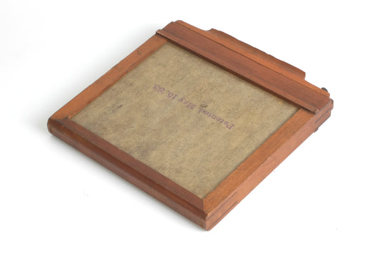 4 1/4 X 5 Negative Holder Wooden Vintage