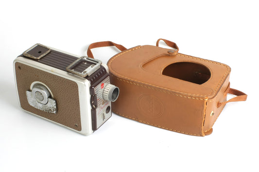 Kodak Brownie 8mm Art Deco Movie/Cine Camera w/ Original Case & Strap