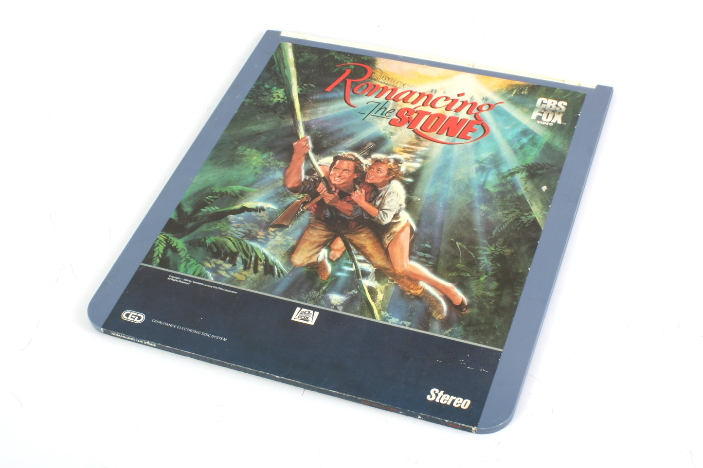 Romancing the Stone & for Your Eyes Only James Bond 007 Set of 2 CED Videodisc