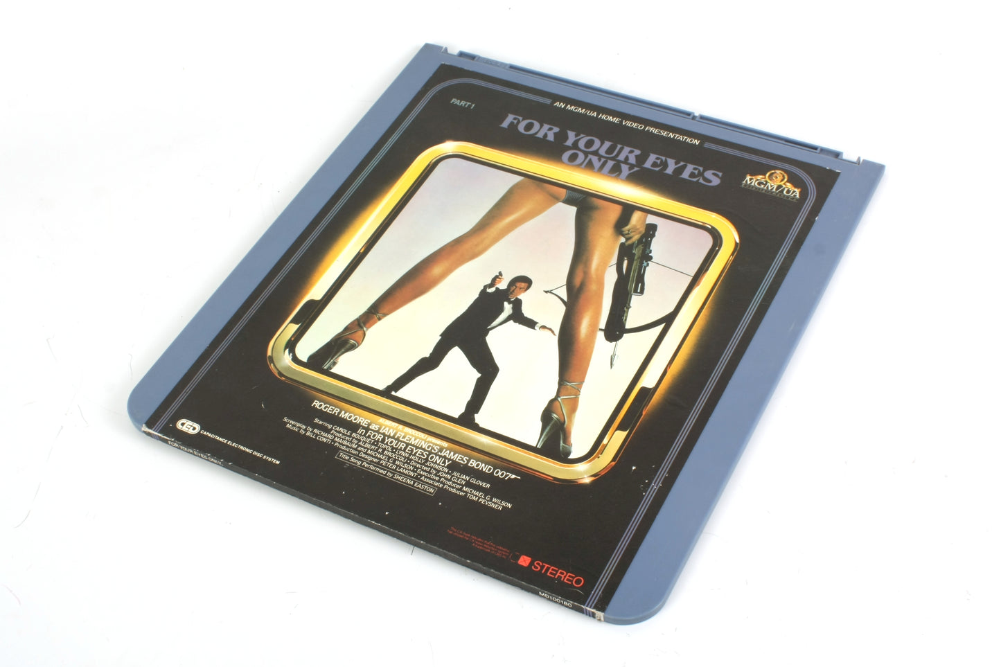 Romancing the Stone & for Your Eyes Only James Bond 007 Set of 2 CED Videodisc