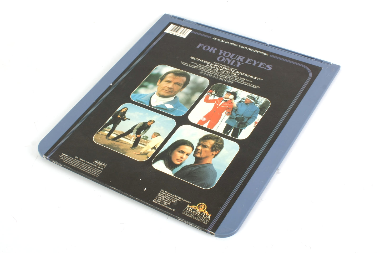Romancing the Stone & for Your Eyes Only James Bond 007 Set of 2 CED Videodisc