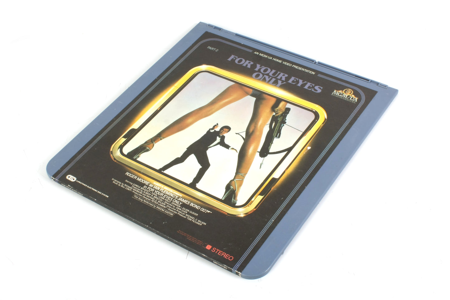 Romancing the Stone & for Your Eyes Only James Bond 007 Set of 2 CED Videodisc