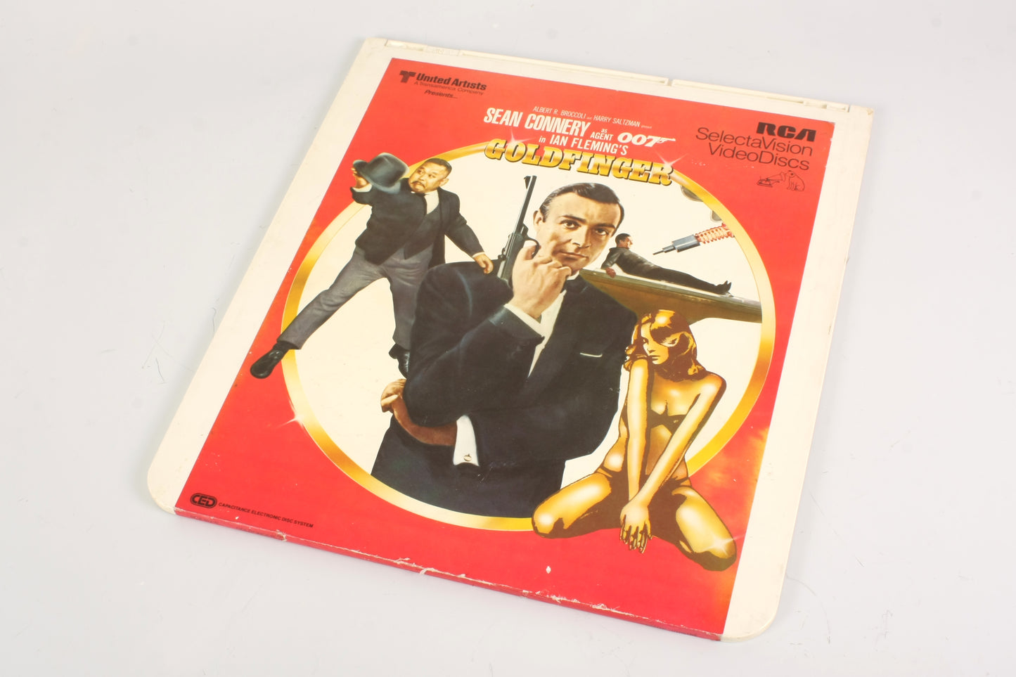 Goldfinger & the Man With the Golden Gun James Bond 007 Set of 2 CED Videodisc