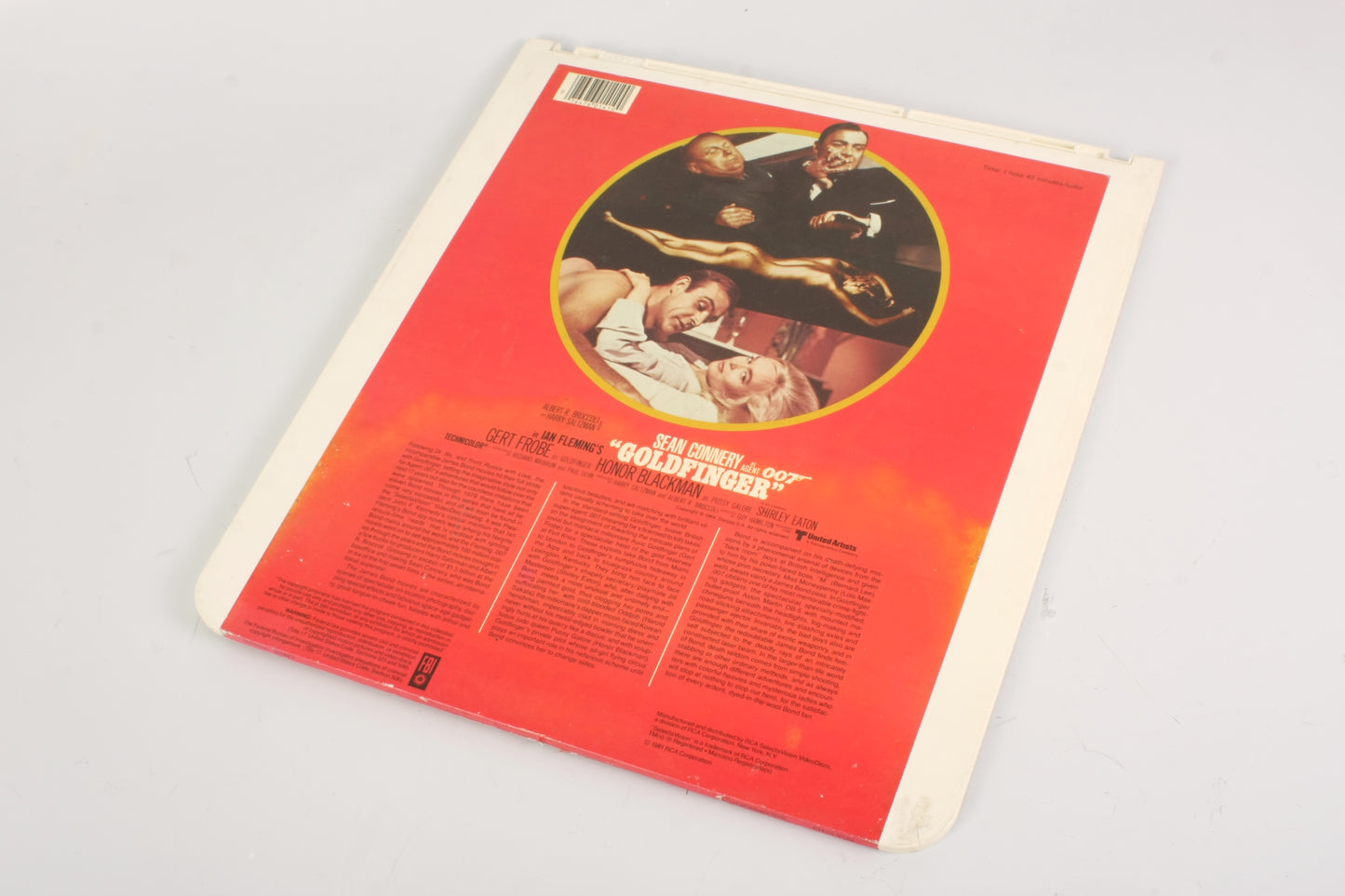 Goldfinger & the Man With the Golden Gun James Bond 007 Set of 2 CED Videodisc