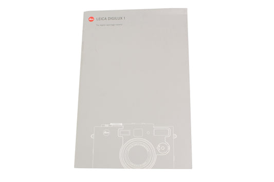 Digilux 1 Leica Product Brochure 2002 Genuine Original