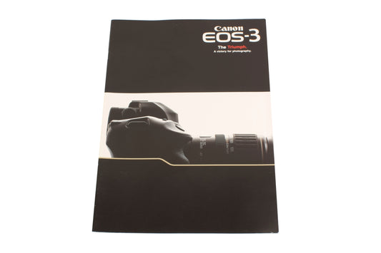 Canon EOS-3 Camera Brochure