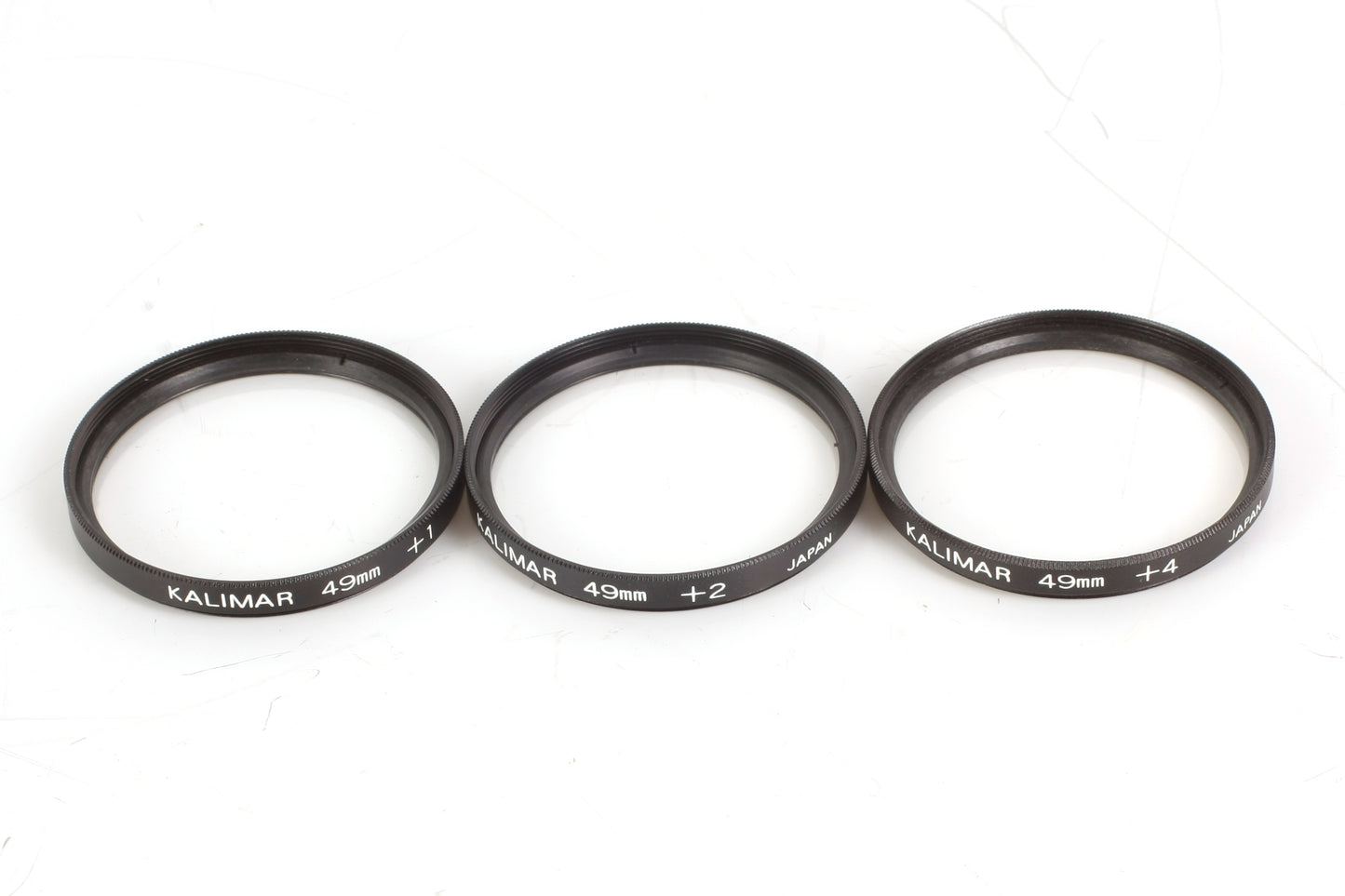 Kalimar 49mm Close-up Kit +1 +2 +4 W/ Case