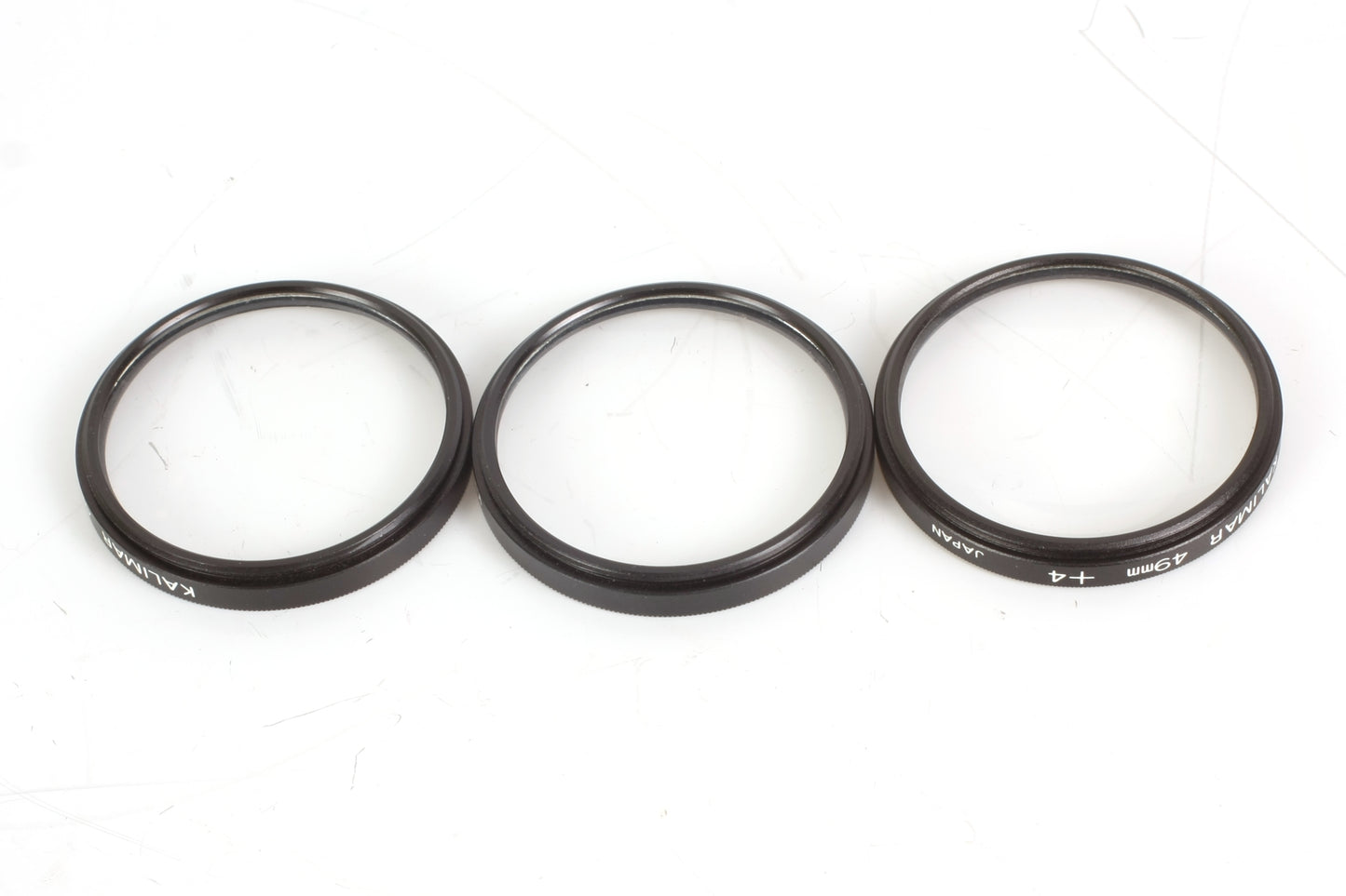 Kalimar 49mm Close-up Kit +1 +2 +4 W/ Case
