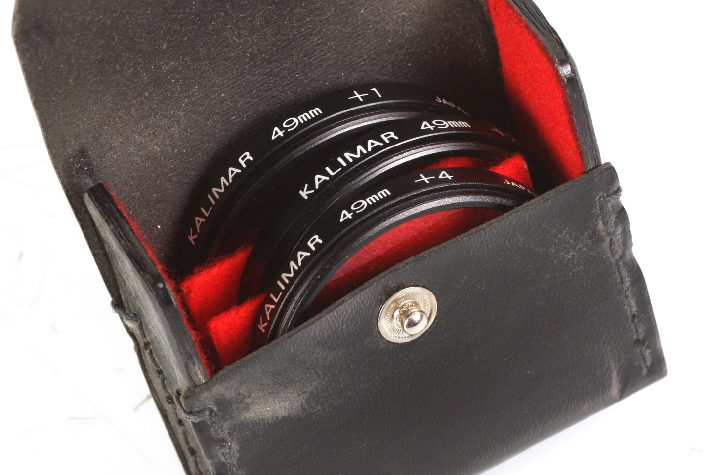 Kalimar 49mm Close-up Kit +1 +2 +4 W/ Case