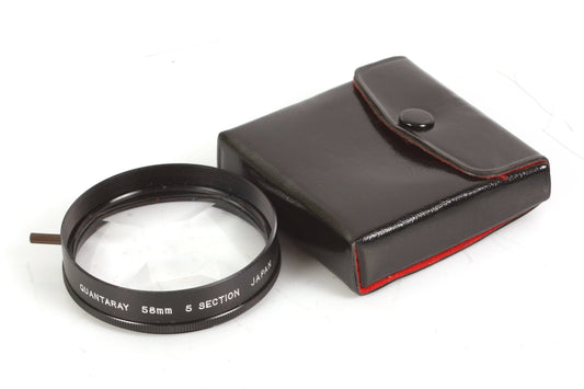 Quantaray 58mm 5 Section Filter W/ Case