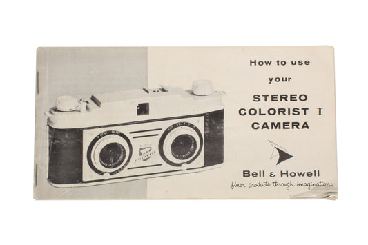 Bell & Howell Stereo Colorist I Camera Manual