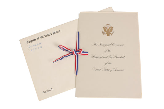 1985 Inaugural Invitation President Ronald Reagan & George HW Bush