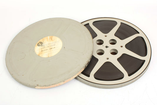 Movie Film 16mm 1000ft in Can Newspaper Man